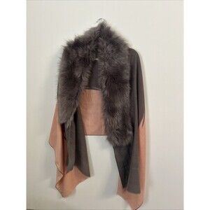 Women’s Faux Fur Wrap Shawl